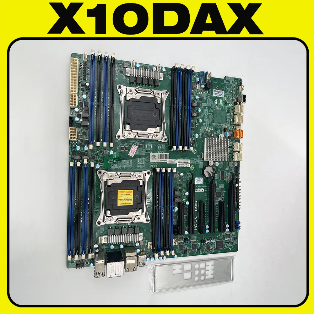 X10DAX Workstation motherboard Dual Socket R3 (LGA 2011) Supports Xeon Processor E5-2600 v4/v3 Family For Supermicro
X10DAX Workstation motherboard Dual Socket R3 (LGA 2011) Supports Xeon Processor E5-2600 v4/v3 Family For Supermicro