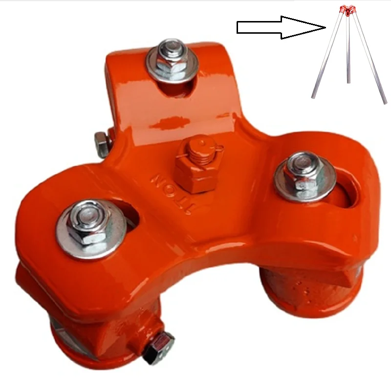 Lifting tripod cap for rack Lifting rescue tripod With 360 degree swivel lifting ring portable detachable hand hoist chain
Lifting tripod cap for rack Lifting rescue tripod With 360 degree swivel lifting ring portable detachable hand hoist chain