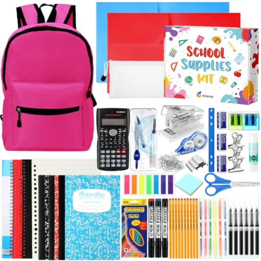 Gilprop 126 Pcs Christmas Middle High School Supplies Kit with Backpack for Student 7-12 Grades, School Supplies Bulk Bundle Es
Gilprop 126 Pcs Christmas Middle High School Supplies Kit with Backpack for Student 7-12 Grades, School Supplies Bulk Bundle Es