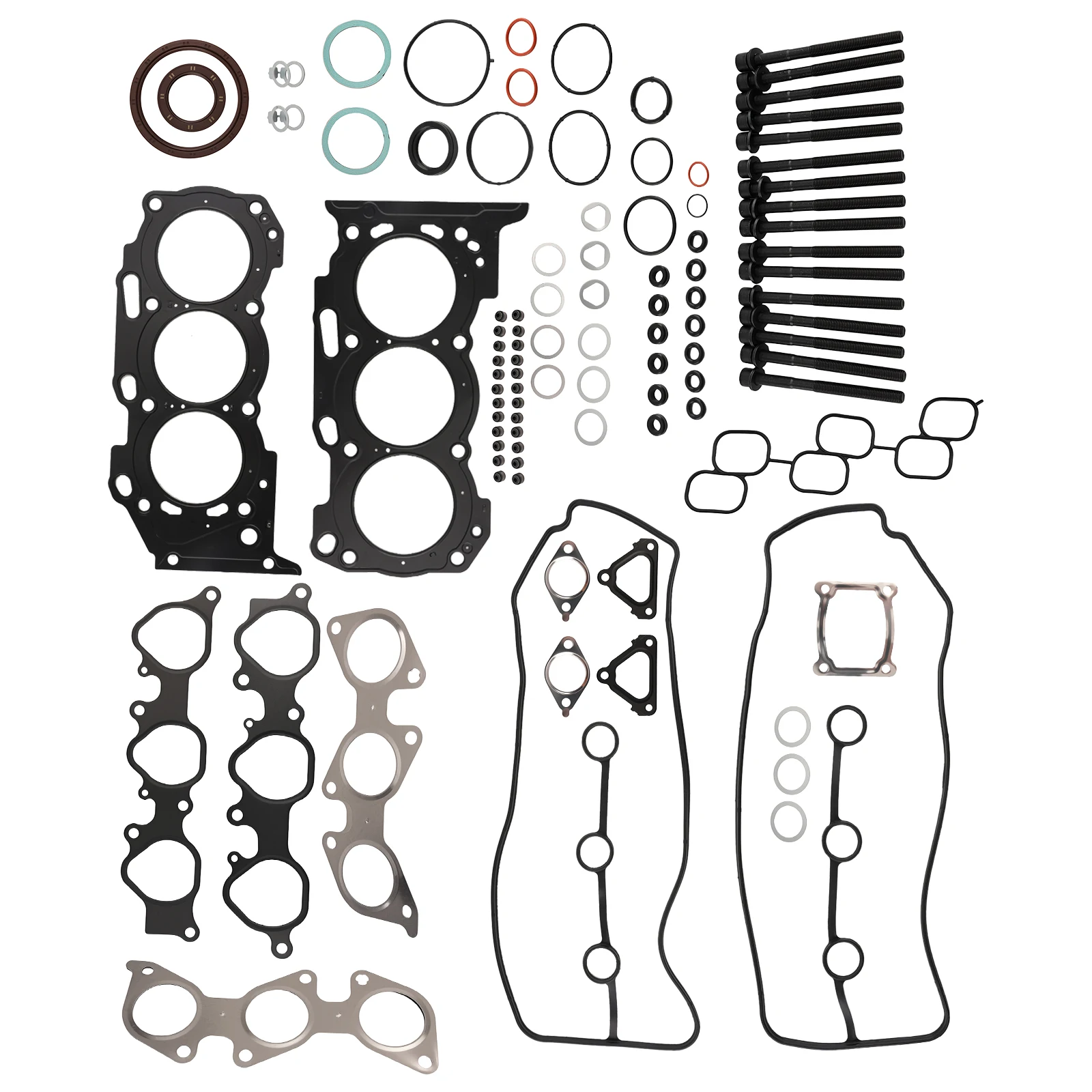 Head Gasket Bolts Set for 03-2006 Toyota 4Runner Tacoma Tundra 4.0L DOHC 1GRFE
Head Gasket Bolts Set for 03-2006 Toyota 4Runner Tacoma Tundra 4.0L DOHC 1GRFE