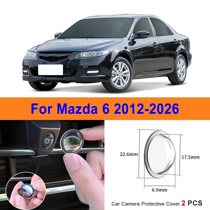 360 Reverse Image Car Camera Cover Anti-Scratch PC Lens Protector Stickers For Mazda 6 2012-2026 2Pcs
360 Reverse Image Car Camera Cover Anti-Scratch PC Lens Protector Stickers For Mazda 6 2012-2026 2Pcs