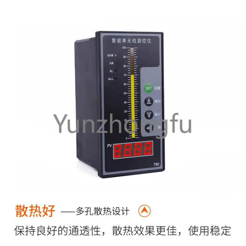 Intelligent pressure displayer T80 intelligent light column displayer pressure controller 4-20MA throw in Level sensor
Intelligent pressure displayer T80 intelligent light column displayer pressure controller 4-20MA throw in Level sensor