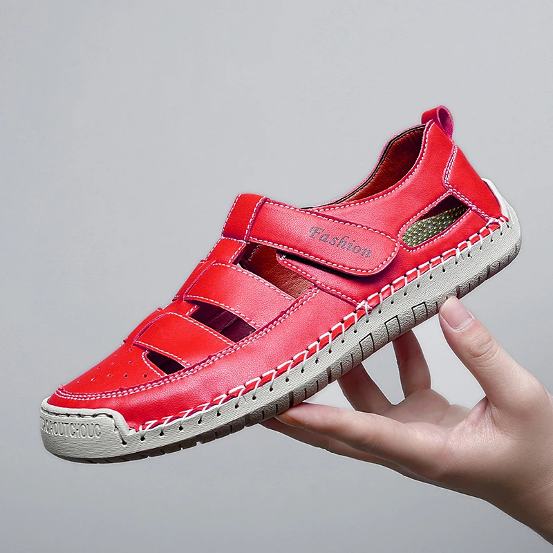 Summer Couple Sandals Genuine Leather Casual Outdoor Beach Shoes Roman Unisex
Summer Couple Sandals Genuine Leather Casual Outdoor Beach Shoes Roman Unisex