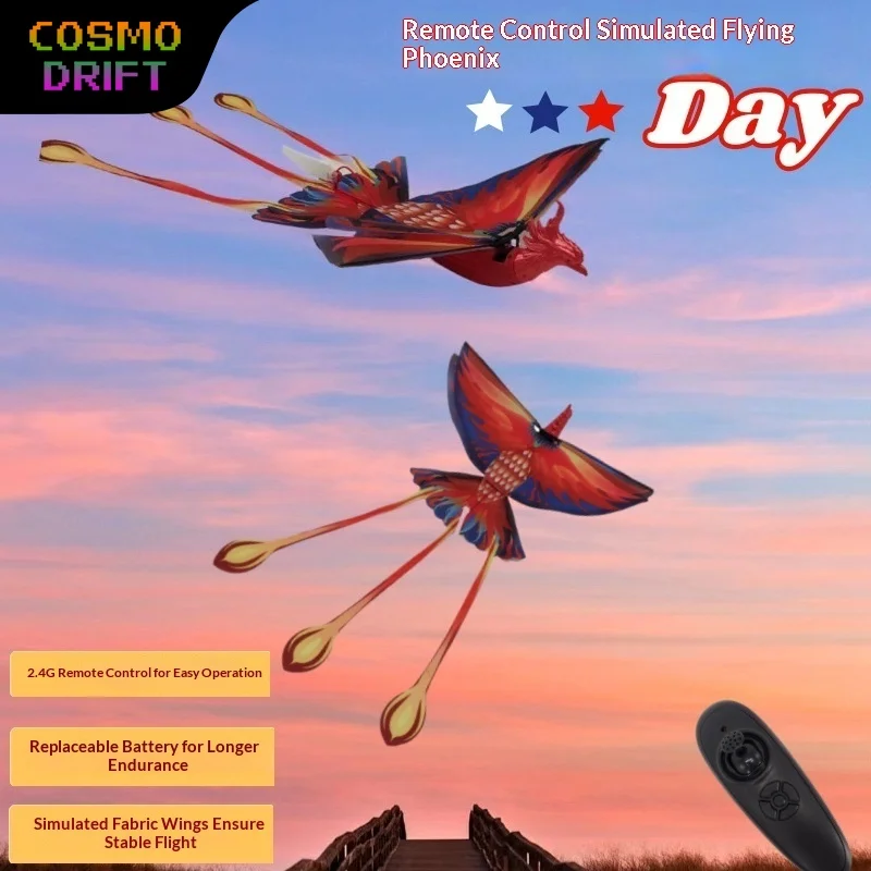 Remote Control Flying Phoenix Simulation Flapping Wing Bird Rechargeable Outdoor Toy For Adult Flying Hobby Enthusiasts
Remote Control Flying Phoenix Simulation Flapping Wing Bird Rechargeable Outdoor Toy For Adult Flying Hobby Enthusiasts