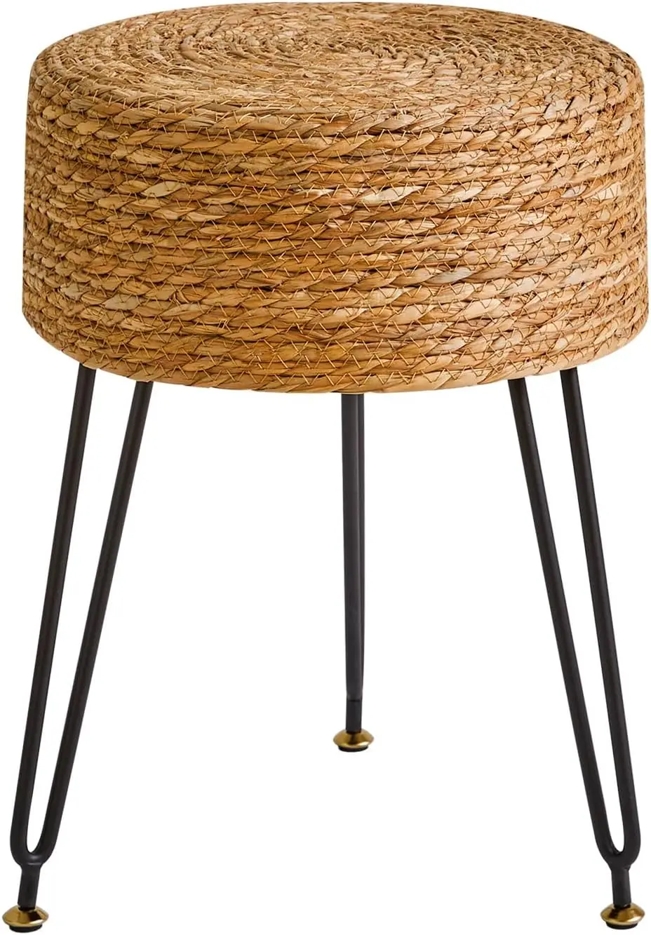 Pouf Ottoman, Handmade Natural Water Hyacinth, Pastoral Style Footrest, Footstool With 4 Metal Legs Round Vanity Stool For
Pouf Ottoman, Handmade Natural Water Hyacinth, Pastoral Style Footrest, Footstool With 4 Metal Legs Round Vanity Stool For