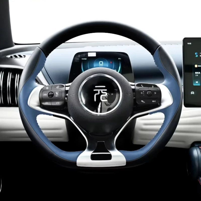 For BYD Atto 3 Yuan Plus 2022 2023 Car Styling Hand-sewn Non-Slip Leather Steering Wheel Cover Auto Interior Accessories
For BYD Atto 3 Yuan Plus 2022 2023 Car Styling Hand-sewn Non-Slip Leather Steering Wheel Cover Auto Interior Accessories