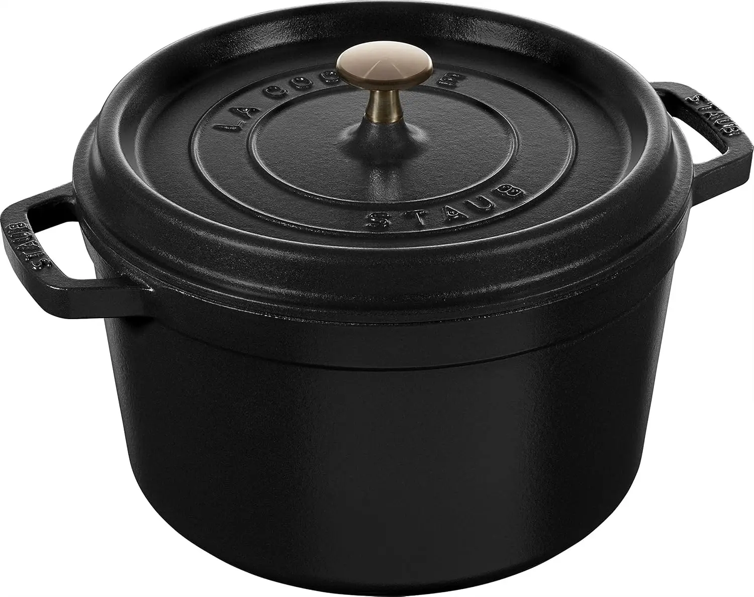 Чугунная голландская духовка высотой 5 qt Cocotte, сделано в Франции, служит 5-6, матовый черный
Чугунная голландская духовка высотой 5 qt Cocotte, сделано в Франции, служит 5-6, матовый черный