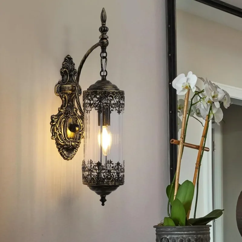 Sconce Industrial Vintage Nordic Glass Wall lamp Retro Metal Gold Painting Color Decorate Wall Light for Home Bedroom Bedside
Sconce Industrial Vintage Nordic Glass Wall lamp Retro Metal Gold Painting Color Decorate Wall Light for Home Bedroom Bedside