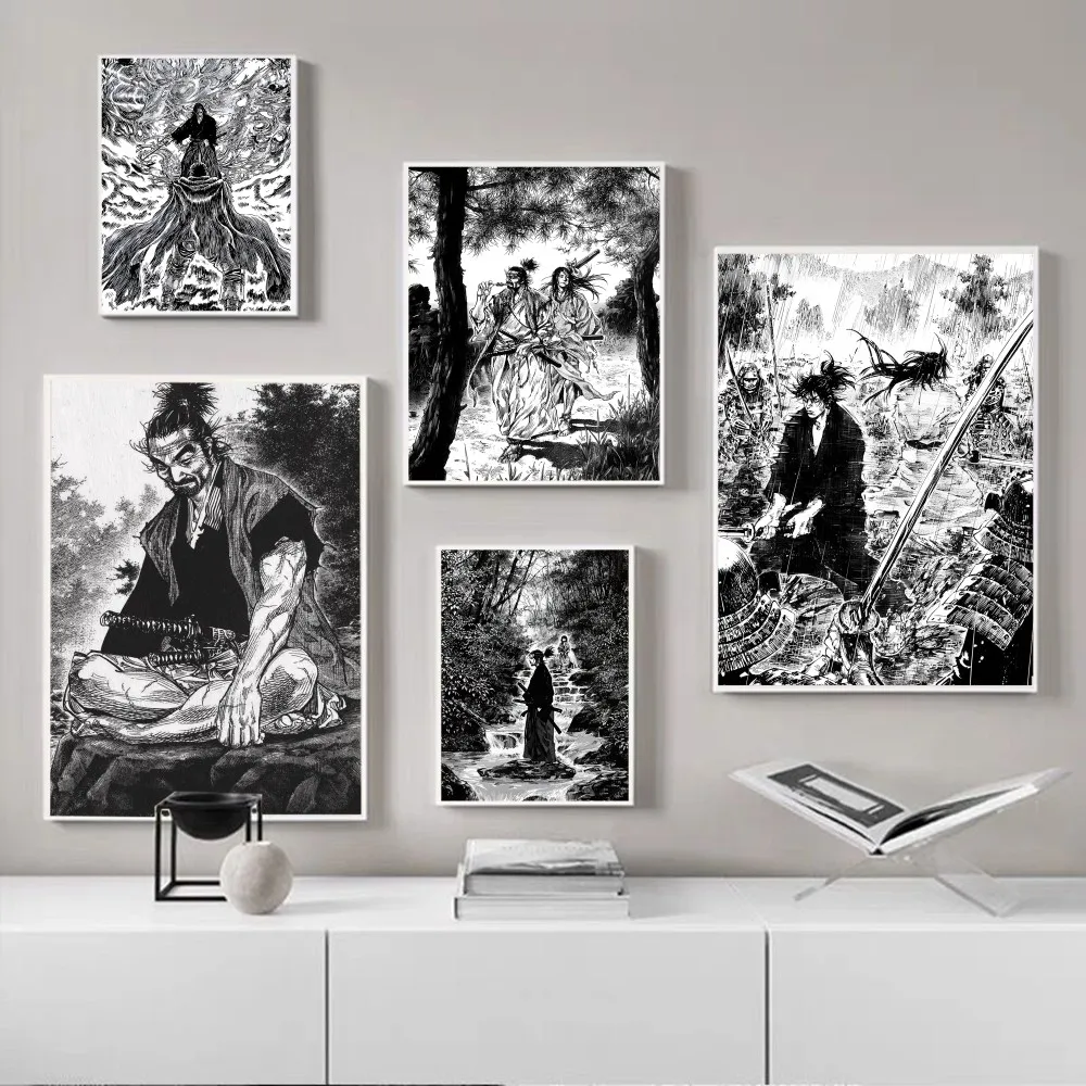 Vagabond Manga Poster Self-adhesive Art Poster Retro Kraft Paper Sticker DIY Room Bar Cafe Vintage Decorative
Vagabond Manga Poster Self-adhesive Art Poster Retro Kraft Paper Sticker DIY Room Bar Cafe Vintage Decorative
