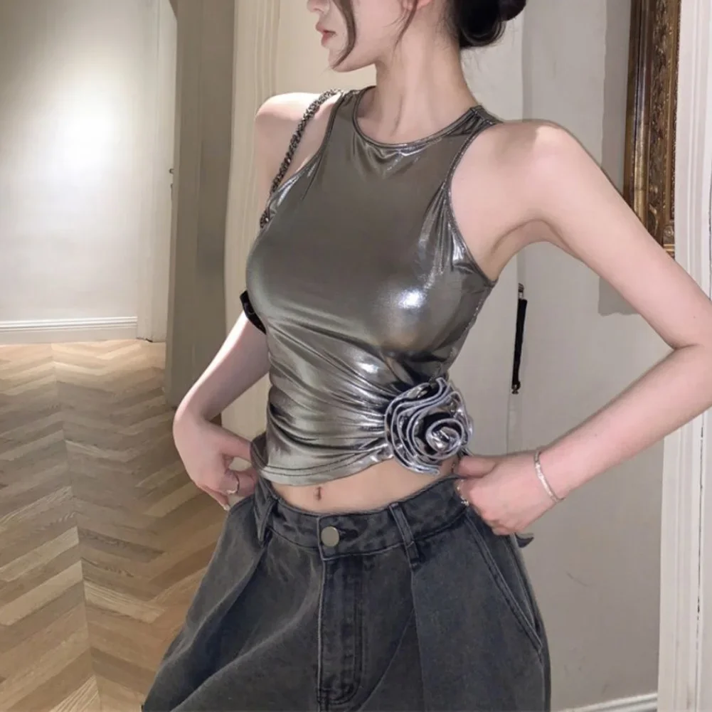 Gray Retro Rose Camisole Casual Sleeveless Blouse Sleeveless Casual Shirt Applicable For Female Brand New Condition
Gray Retro Rose Camisole Casual Sleeveless Blouse Sleeveless Casual Shirt Applicable For Female Brand New Condition