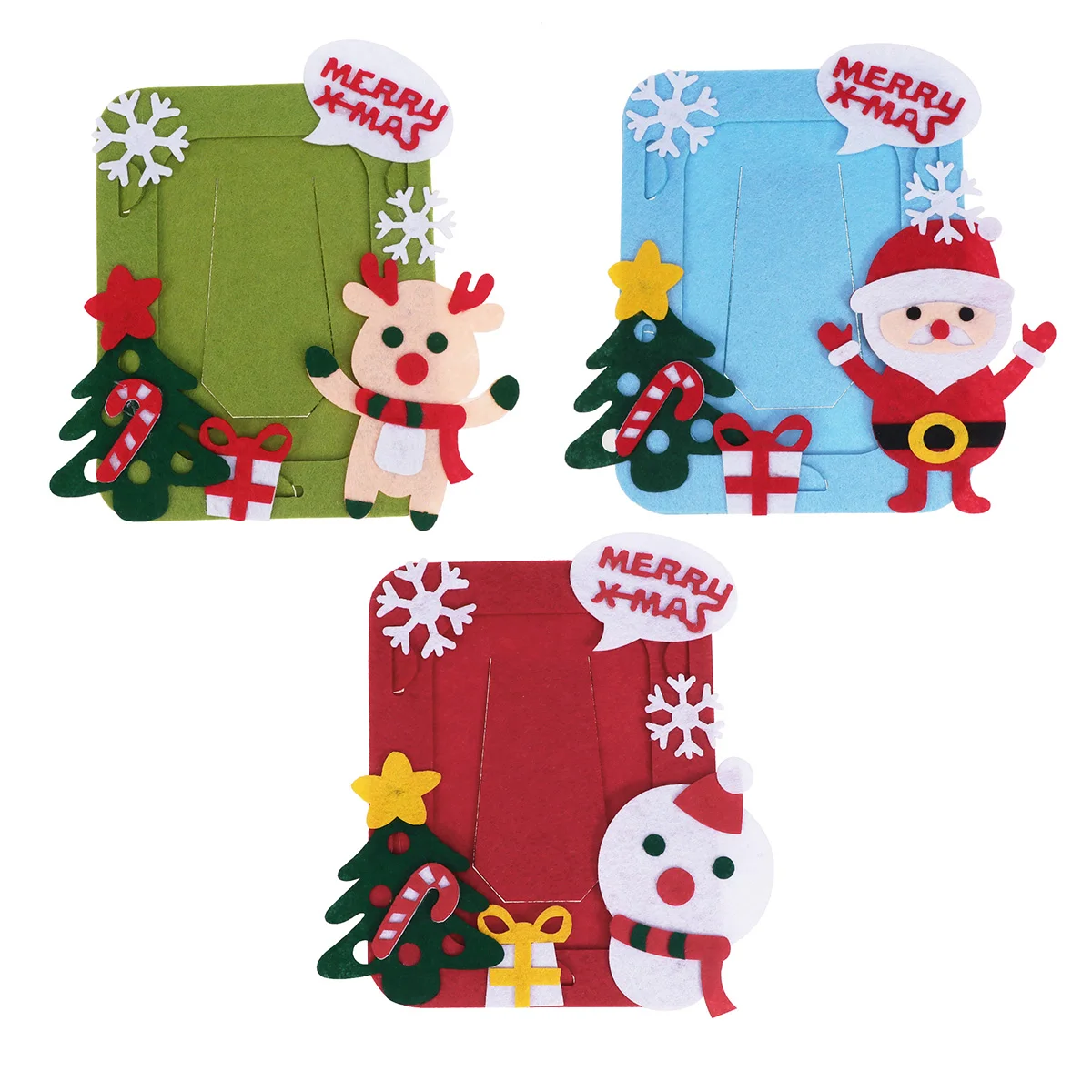 DIY Christmas Photo Frame Materials Package Snowman Pattern Non-Woven Handmade Frame Romantic Home Decoration Gift
DIY Christmas Photo Frame Materials Package Snowman Pattern Non-Woven Handmade Frame Romantic Home Decoration Gift