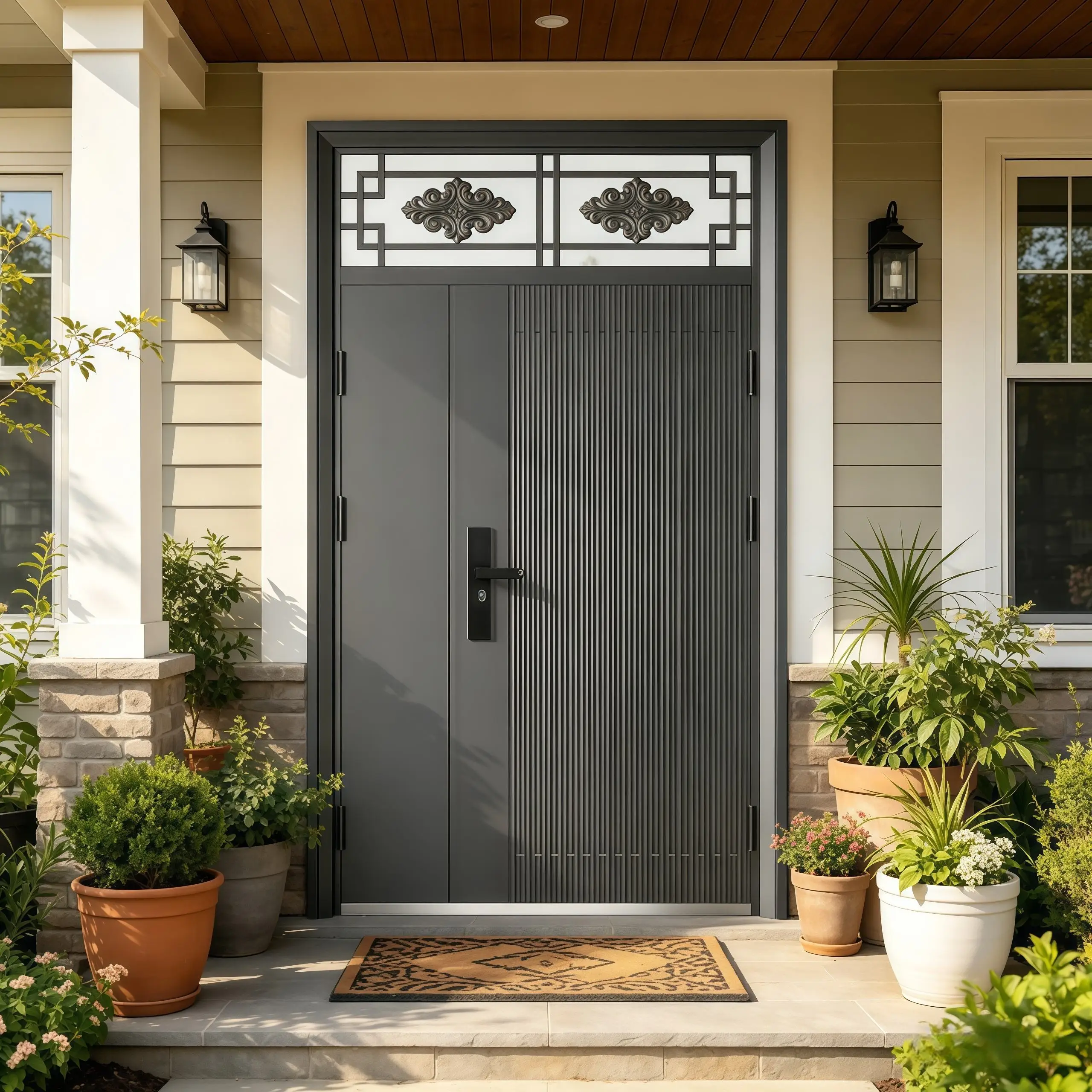Made in China Available in Various Sizes Aluminum Alloy Entrance Door Bulletproof Hinged Door High Quality Heavy Duty Front Door
Made in China Available in Various Sizes Aluminum Alloy Entrance Door Bulletproof Hinged Door High Quality Heavy Duty Front Door