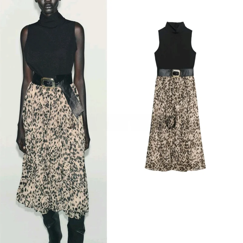 Осеннее женское платье миди с высоким воротником, анималистическим принтом, пэчворком, поясом, из шелка и полиэстера, сексуальное, с пышными рукавами, с разрезами.
Осеннее женское платье миди с высоким воротником, анималистическим принтом, пэчворком, поясом, из шелка и полиэстера, сексуальное, с пышными рукавами, с разрезами.