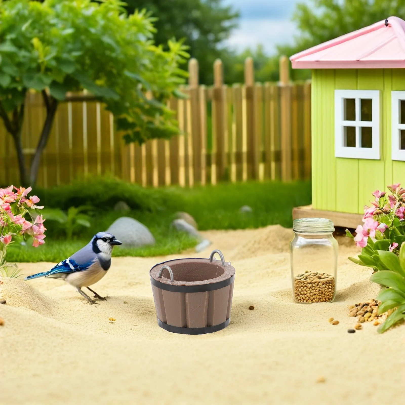 2Pcs Mini Resin Barrels Charming Rustic Farm Scene Accessories Mini Buckets Pretend Play Micro Landscape Craft Decor Dollhouse
2Pcs Mini Resin Barrels Charming Rustic Farm Scene Accessories Mini Buckets Pretend Play Micro Landscape Craft Decor Dollhouse