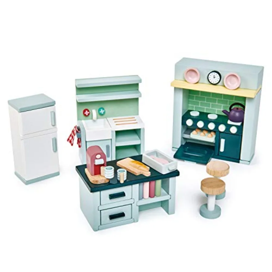 Dovetail Kitchen Set: wooden dollhouse accessories for creative play, natural wood tone, ultra stylish detailing, ideal for chi
Dovetail Kitchen Set: wooden dollhouse accessories for creative play, natural wood tone, ultra stylish detailing, ideal for chi