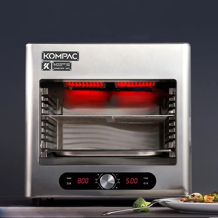 Stainless Steel 800 Degree High Temperature Commercial Electric Oven Fully Automatic Frying Steak Machine Steak Grill
Stainless Steel 800 Degree High Temperature Commercial Electric Oven Fully Automatic Frying Steak Machine Steak Grill