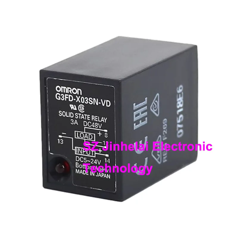 New Original Omron DC5-24V Solid State Relay G3F-203SN 203SLN G3FD-X03SN 102SN -VD
New Original Omron DC5-24V Solid State Relay G3F-203SN 203SLN G3FD-X03SN 102SN -VD