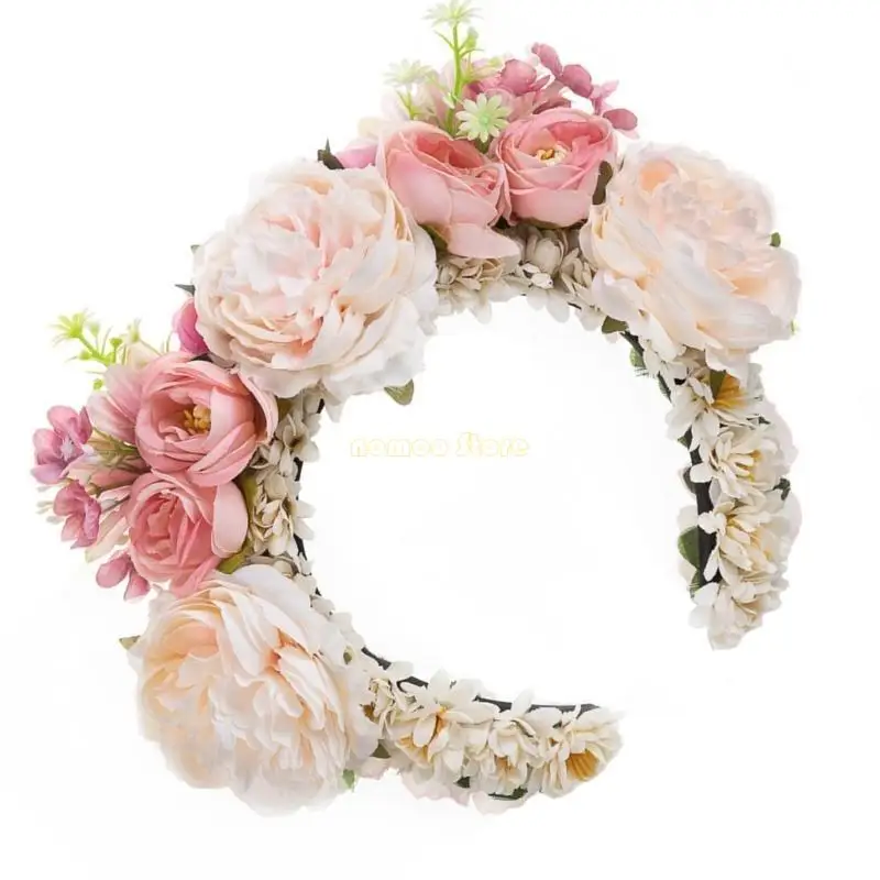 31BF Elegant Hair Decoration Floral Hair Hoop in Ethnic Fashion Headwear for Women
31BF Elegant Hair Decoration Floral Hair Hoop in Ethnic Fashion Headwear for Women