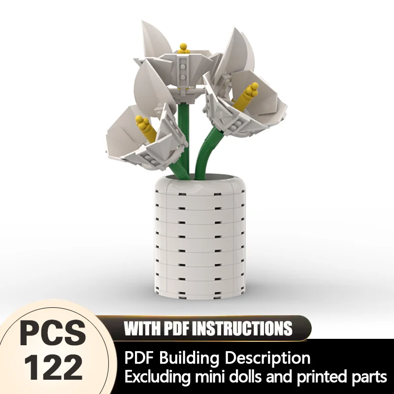 Creators Plant Series Model MOC Building Bricks Flower With Vase Modular Technology Gifts Holiday Assemble Children Toys Suit
Creators Plant Series Model MOC Building Bricks Flower With Vase Modular Technology Gifts Holiday Assemble Children Toys Suit