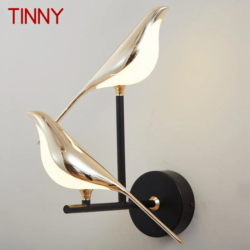 TINNY Nordic Wall Lamp Vintage Simple LED Creative Design Bird Rotatable Decorative For Hotel Living Room Bedroom Sconce
TINNY Nordic Wall Lamp Vintage Simple LED Creative Design Bird Rotatable Decorative For Hotel Living Room Bedroom Sconce