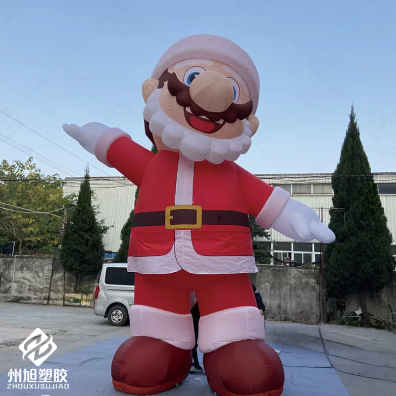 Inflatable Santa Claus with blower, Christmas outdoor square shopping mall activity decoration props
Inflatable Santa Claus with blower, Christmas outdoor square shopping mall activity decoration props