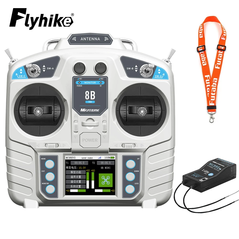 Microzone MC8B MINI 2,4g 8ch RC передатчик с ресивером радиосистема для радиоуправляемого самолета вертолета с неподвижным крылом Uav автомобиля лодки
Microzone MC8B MINI 2,4g 8ch RC передатчик с ресивером радиосистема для радиоуправляемого самолета вертолета с неподвижным крылом Uav автомобиля лодки
