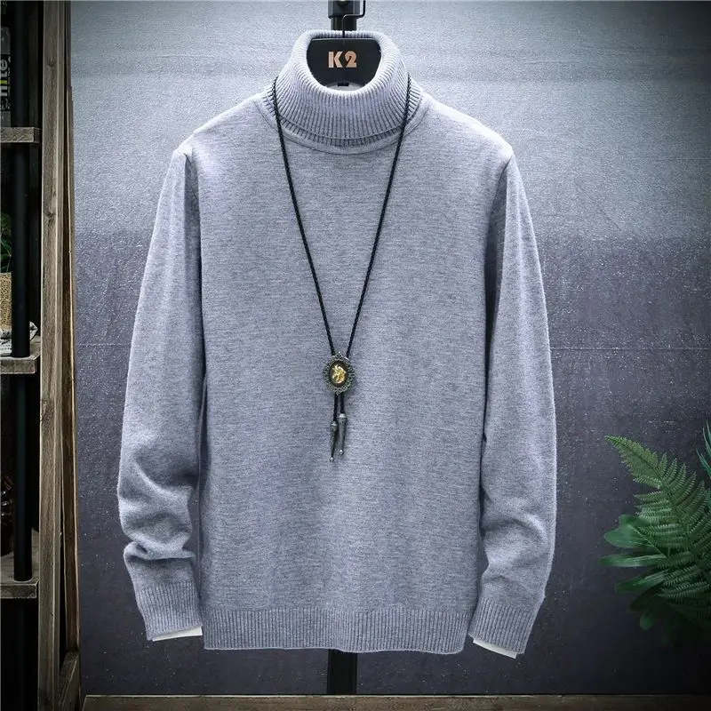 Thick Warm Sweater Men Turtleneck Sweater Men's Casual Pullovers Bottoming Shirt Autumn Winter New Solid Color Pullovers D216
Thick Warm Sweater Men Turtleneck Sweater Men's Casual Pullovers Bottoming Shirt Autumn Winter New Solid Color Pullovers D216