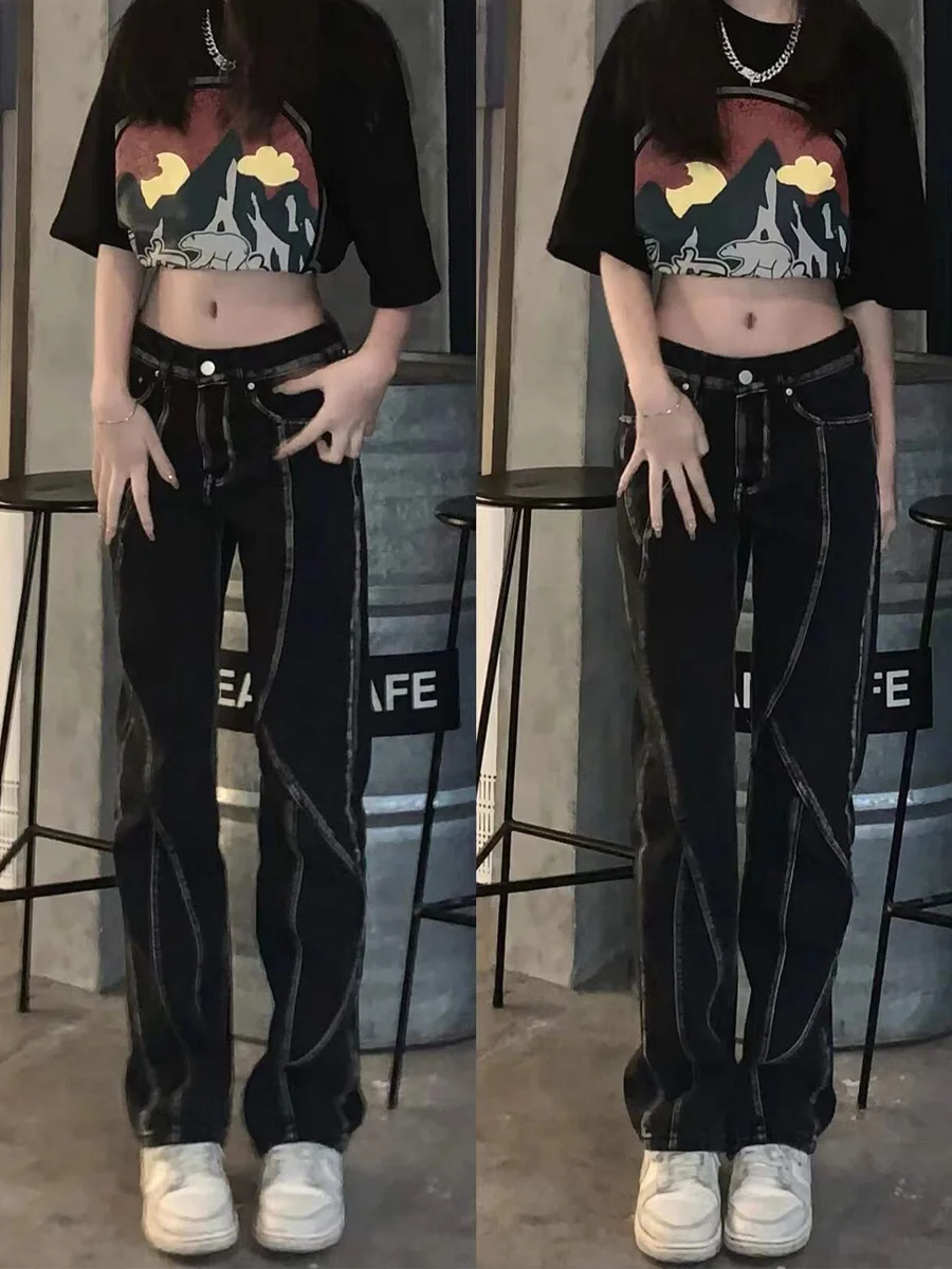 High Waist American Retro Denim Jeans plus Size Trendy Bla Slimming High Street INS Winter Long Pants Wide Leg Jeans
High Waist American Retro Denim Jeans plus Size Trendy Bla Slimming High Street INS Winter Long Pants Wide Leg Jeans