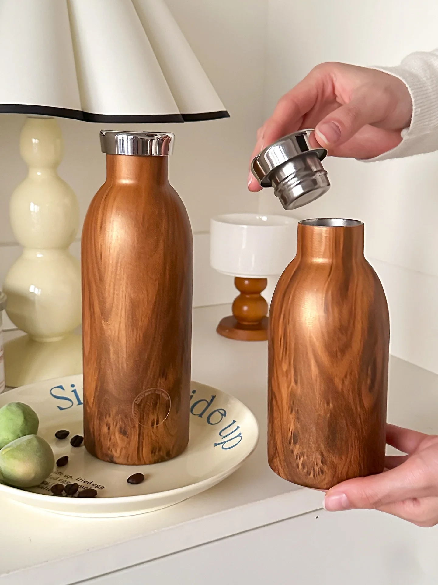 Retro Wood ain Large Capaci Thermal Cup for Office Men's Coffee Cup Portable Insulated Water Bottle Stainl Steel PP
Retro Wood ain Large Capaci Thermal Cup for Office Men's Coffee Cup Portable Insulated Water Bottle Stainl Steel PP