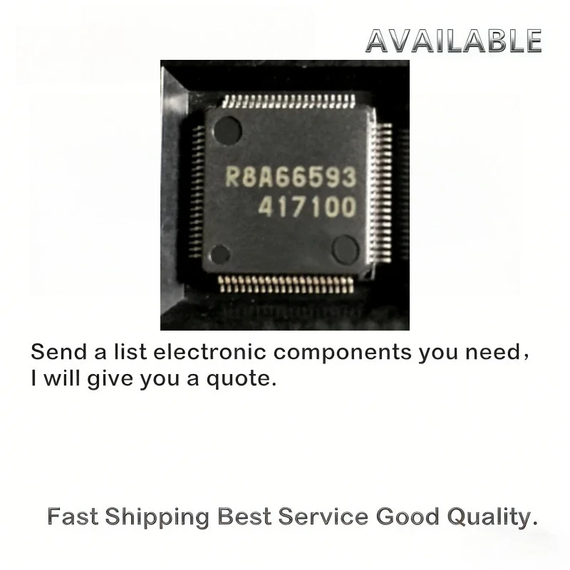 1PCS/Lot Original R8A66593FP R8A66593 LQFP80 IC Chip