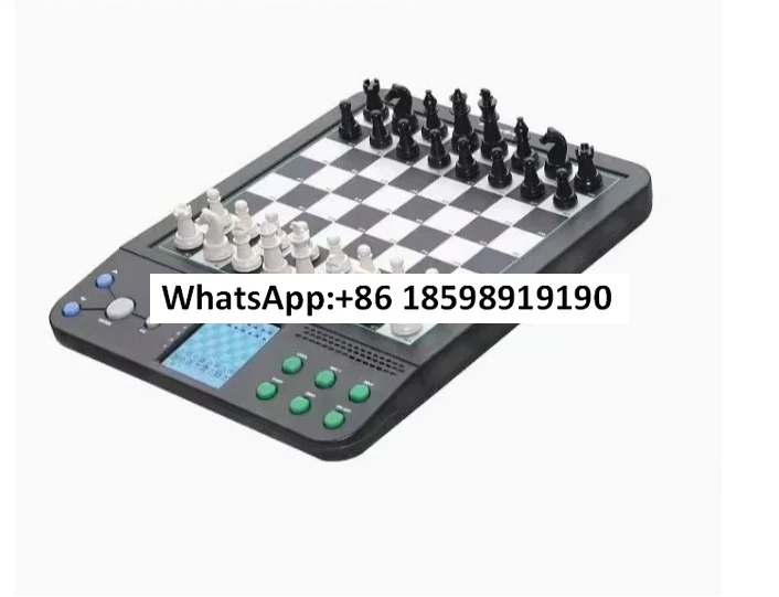 Beginners chess computer electronic board with talking English Germany magnetic chess pieces Self Teaching Program
Beginners chess computer electronic board with talking English Germany magnetic chess pieces Self Teaching Program