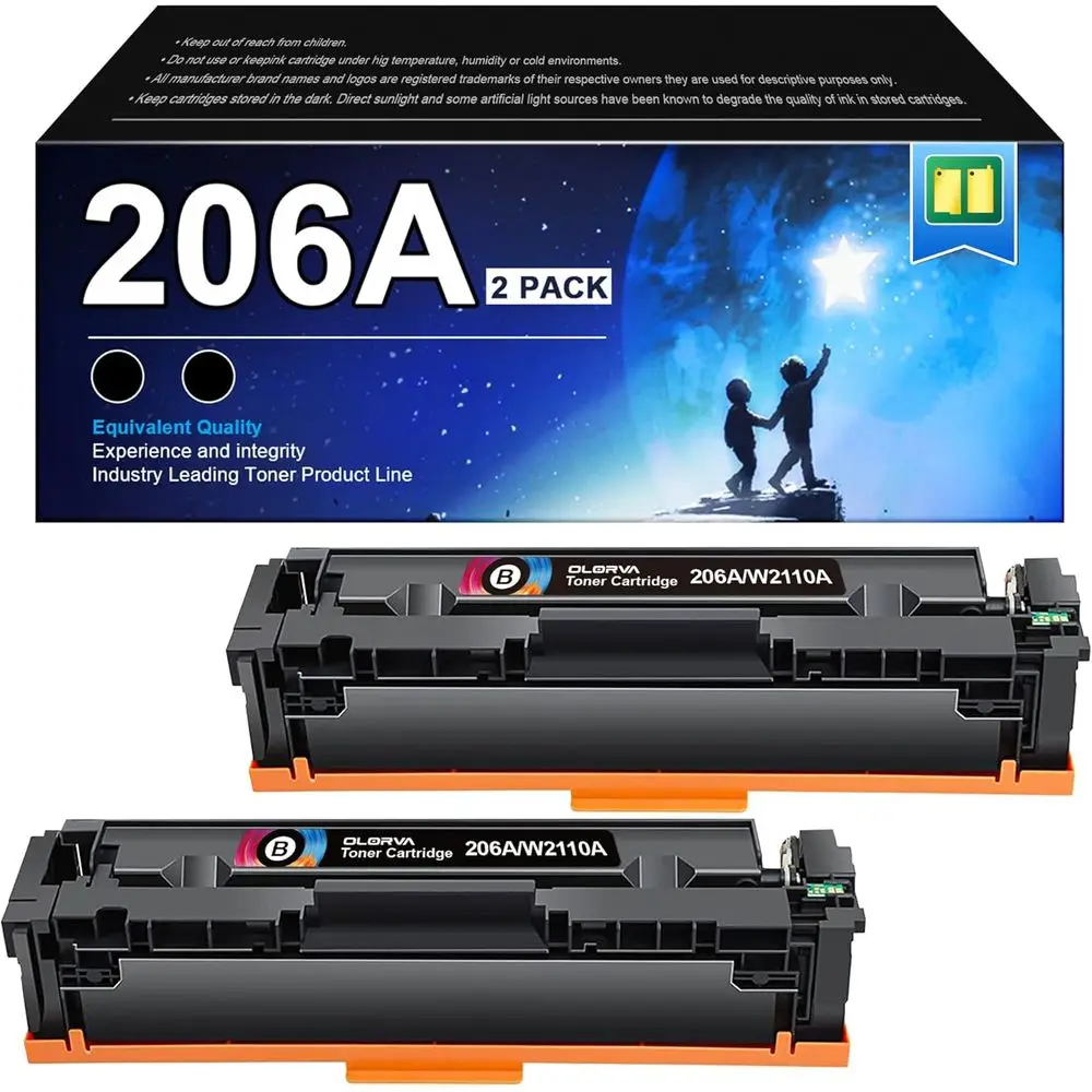 Toner Cartridge 2 Pack | Replacement for Color LaserJet Pro MP M283dw M283cdw, M255dw, MP M283 M255 Series | Compatible with 206
Toner Cartridge 2 Pack | Replacement for Color LaserJet Pro MP M283dw M283cdw, M255dw, MP M283 M255 Series | Compatible with 206