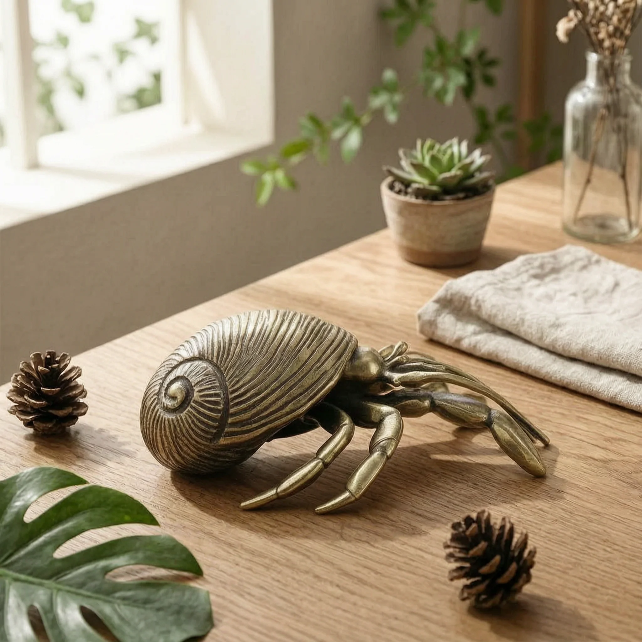 Hermit Crab Figurine Decorative Hermit Crab Statue Tea Pet Realistic Desktop Ornament Vintage for Collectors, Desk, Shelf
Hermit Crab Figurine Decorative Hermit Crab Statue Tea Pet Realistic Desktop Ornament Vintage for Collectors, Desk, Shelf