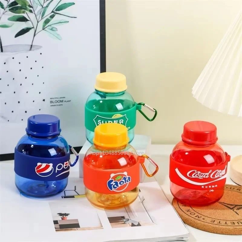 330ml Cute with Hook Mini Water Bottle INS Style Mini Water Cup Plastic Leakproof Hanging Water Cup Hiking Bottles
330ml Cute with Hook Mini Water Bottle INS Style Mini Water Cup Plastic Leakproof Hanging Water Cup Hiking Bottles