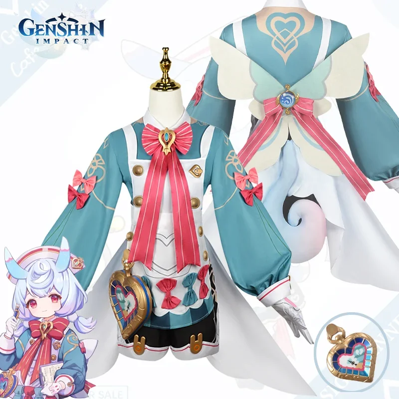 Genshin Impact Sigewine Cosplay Costume Dress Uniform Outfit Hat Tail Full Set Halloween Carnival Party Role Play Suit for Girls
Genshin Impact Sigewine Cosplay Costume Dress Uniform Outfit Hat Tail Full Set Halloween Carnival Party Role Play Suit for Girls
