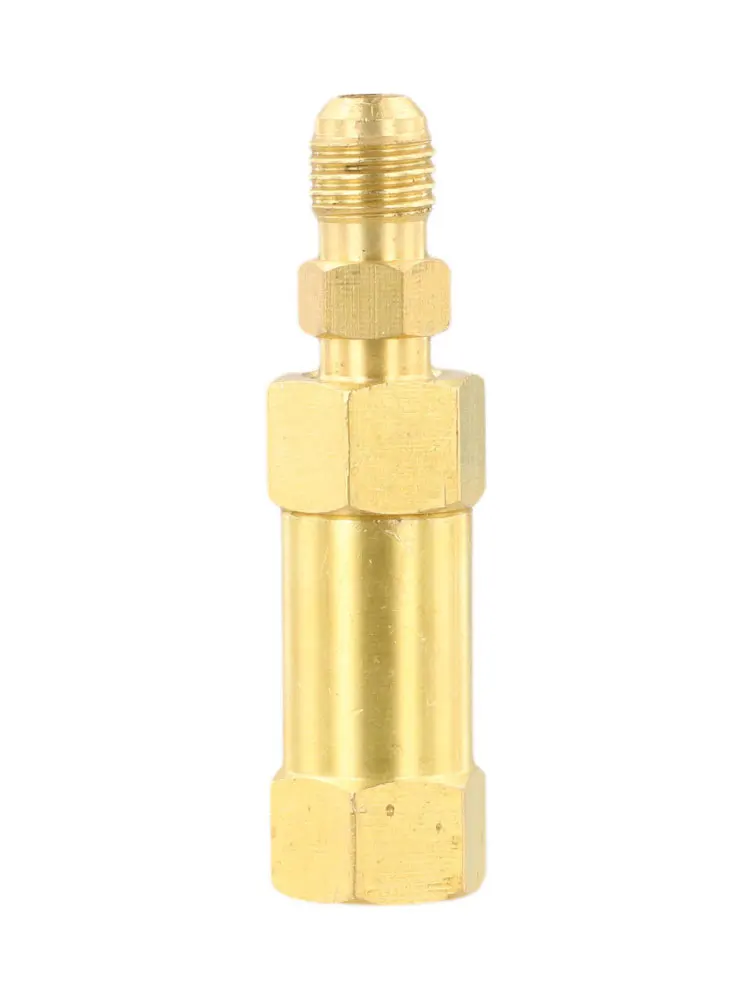 1Pcs Check Valve Female 1/4 SAE To Male 1/4 SAE CVP14FM One-way Brass Valve For Car Air Conditioning Refrigeration System
1Pcs Check Valve Female 1/4 SAE To Male 1/4 SAE CVP14FM One-way Brass Valve For Car Air Conditioning Refrigeration System