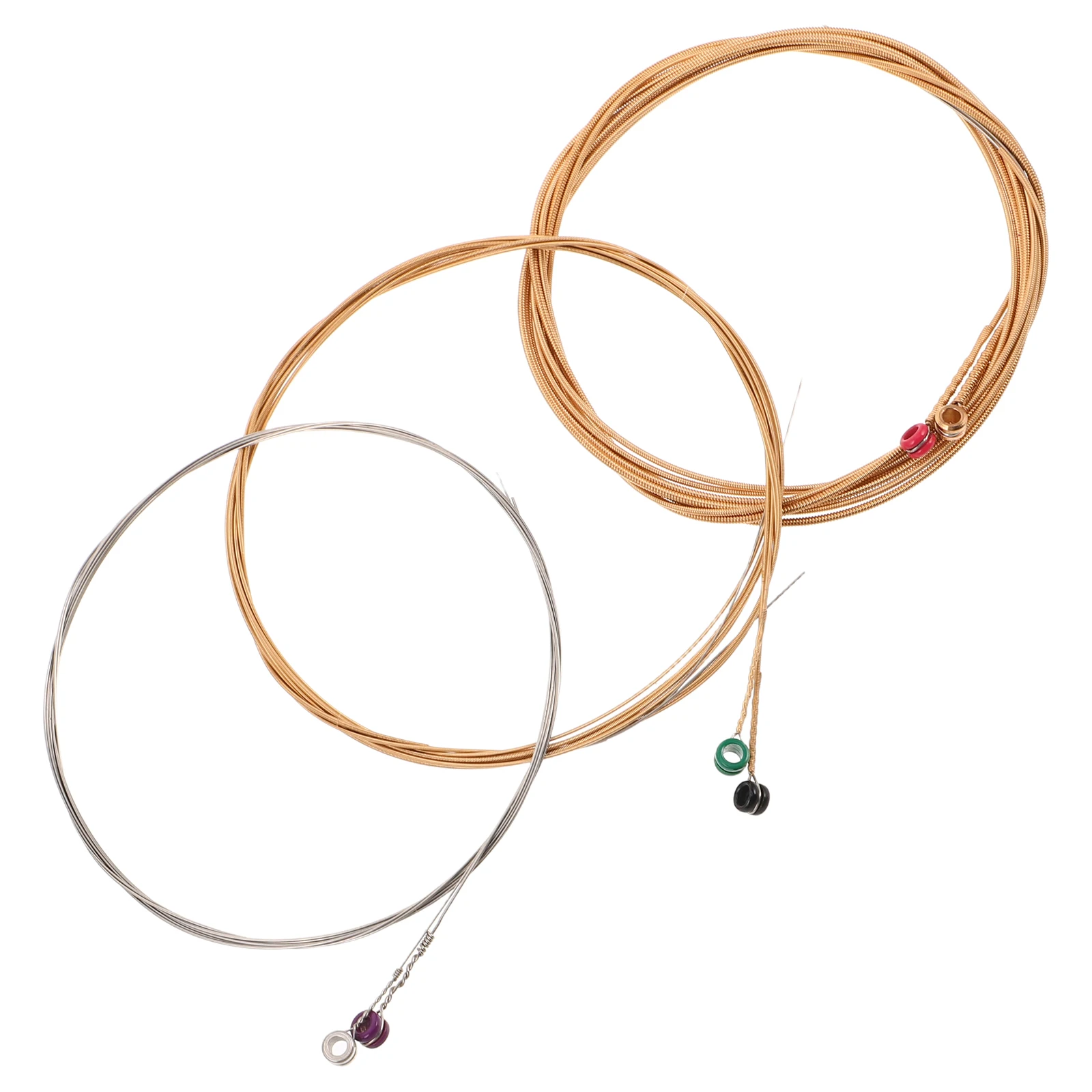 6 Pcs Folk Guitar String Set Music Instrument Parts Acoustic Accessories Loose Accessory Metal
6 Pcs Folk Guitar String Set Music Instrument Parts Acoustic Accessories Loose Accessory Metal