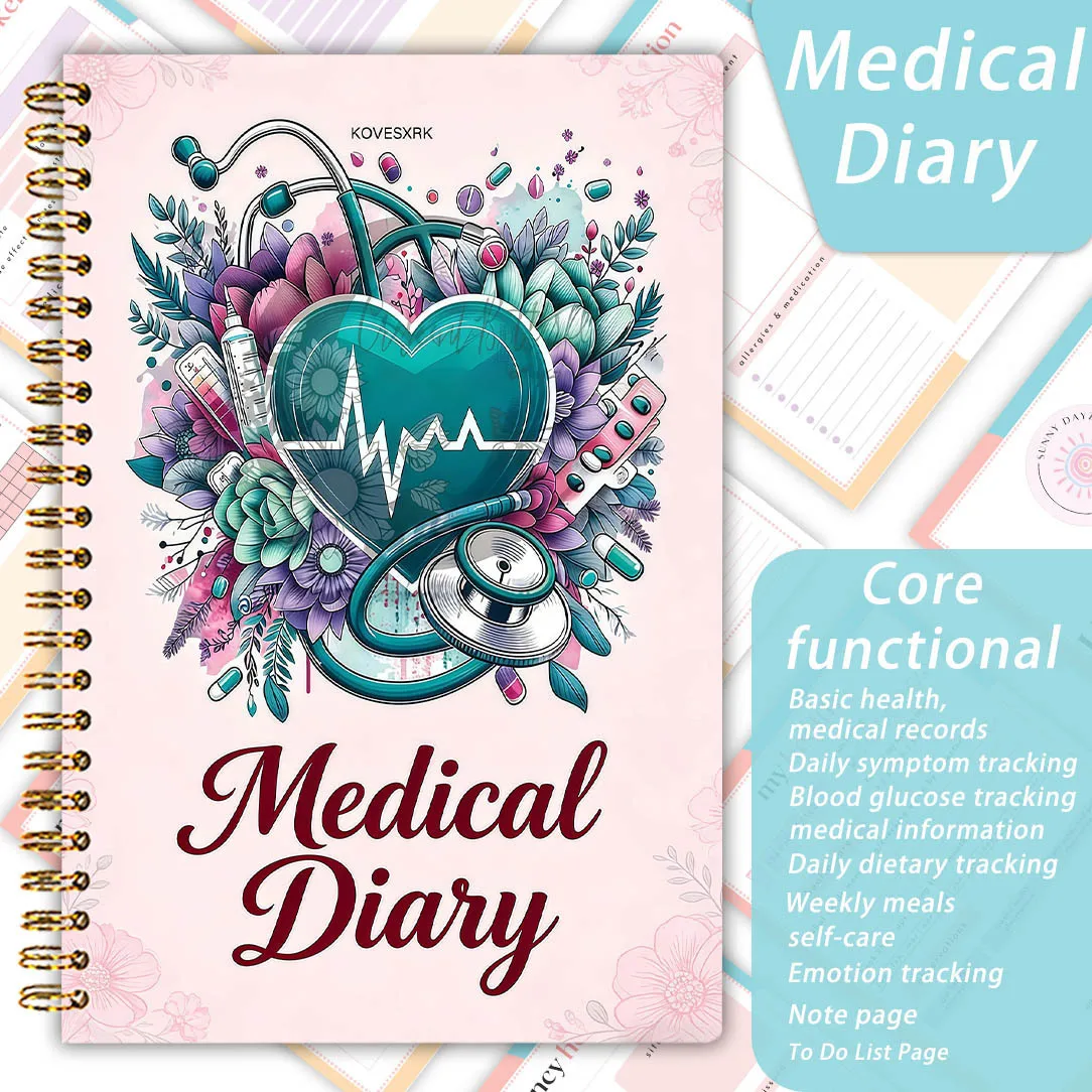 Multipurpose Health Monitoring Manual Fitness Diet Wellness Family Tracking Diary for Mens and Womens
Multipurpose Health Monitoring Manual Fitness Diet Wellness Family Tracking Diary for Mens and Womens
