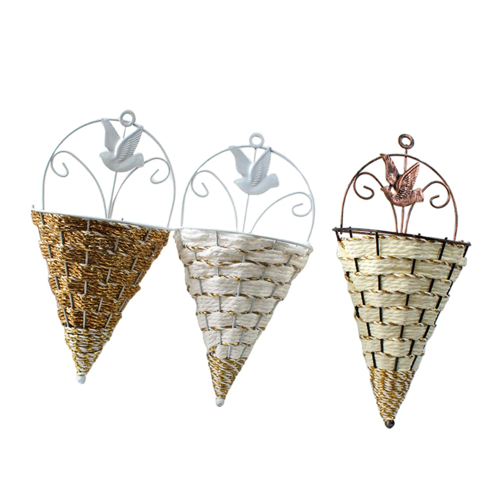 3PCS Wall Hanging Flower Basket Retro Decorative Baskets Rattan Woven Planter Home Saving Storage Gardening Supplies
3PCS Wall Hanging Flower Basket Retro Decorative Baskets Rattan Woven Planter Home Saving Storage Gardening Supplies