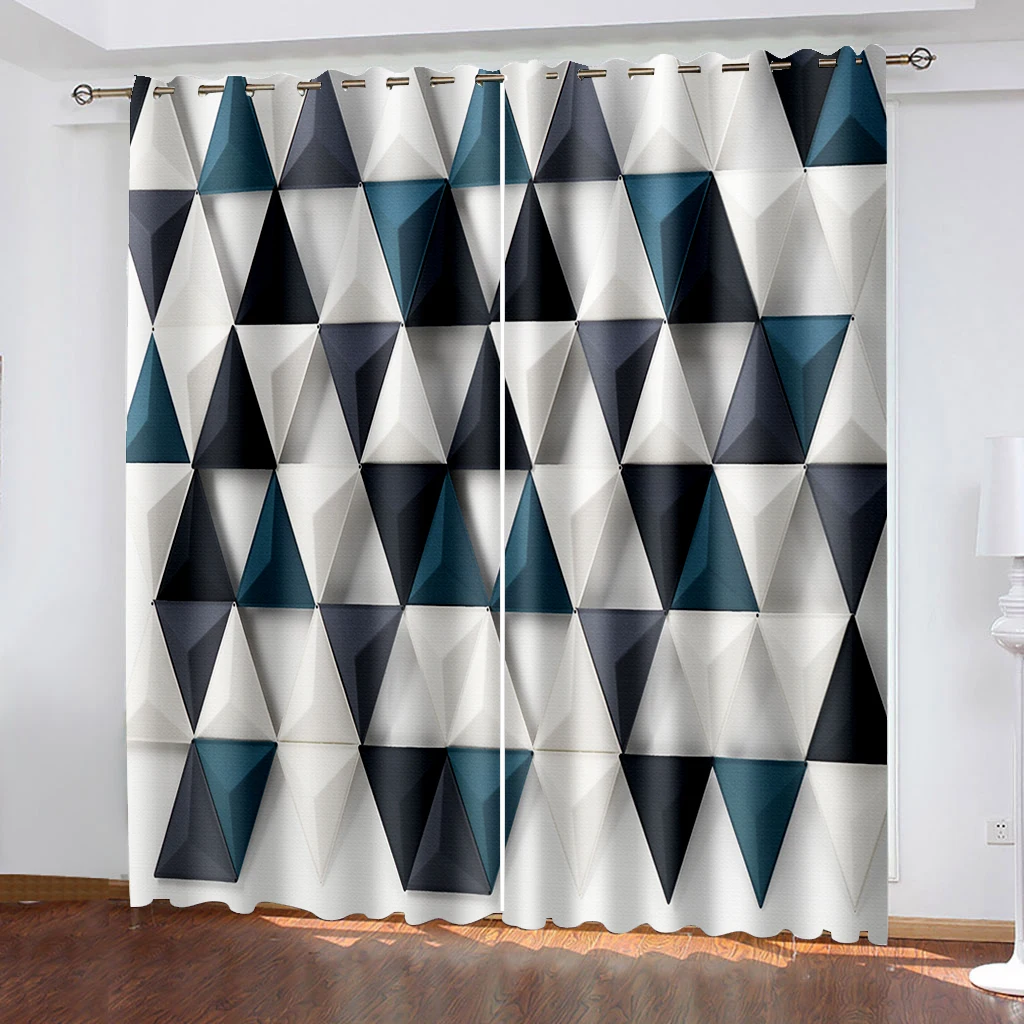 Beautiful Photo Fashion Customized 3D Curtains blue geometry curtain 3D Curtains For Living room Blackout
Beautiful Photo Fashion Customized 3D Curtains blue geometry curtain 3D Curtains For Living room Blackout