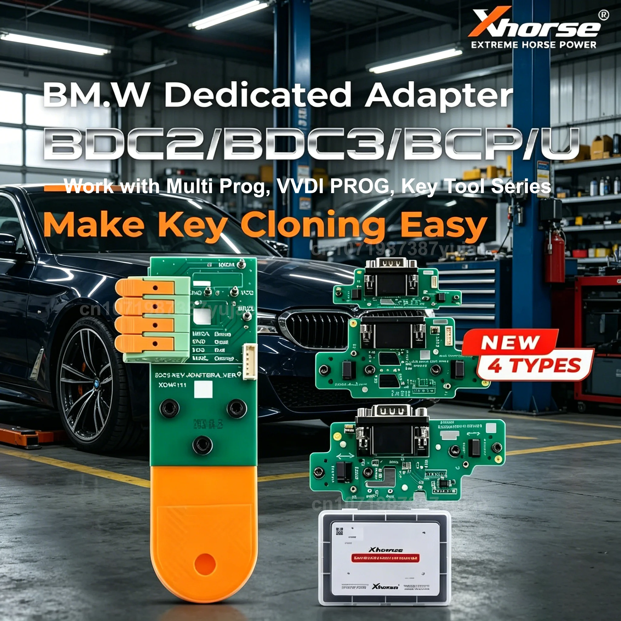 Xhorse XDNPBDGL for BMW Dedicated Adapter BDC2/BDC3/BCP/U work with Multi Prog/ VVDI PROG/ Key Tool Series
Xhorse XDNPBDGL for BMW Dedicated Adapter BDC2/BDC3/BCP/U work with Multi Prog/ VVDI PROG/ Key Tool Series