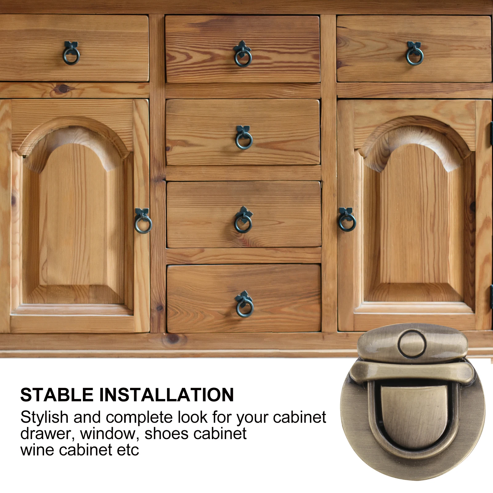 20Pcs Metal Box Latches Durable Style Smooth Finish for Vintage Wooden Jewelry Gift Wine Wedding Boxes Furniture
20Pcs Metal Box Latches Durable Style Smooth Finish for Vintage Wooden Jewelry Gift Wine Wedding Boxes Furniture