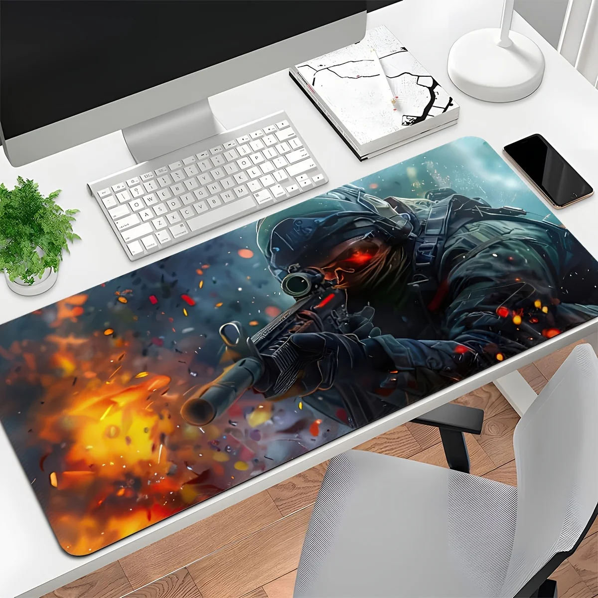 XXL Warrior Mouse Pad Super thick non-slip rubber durable table mat washable computer accessories for offices and gamers
XXL Warrior Mouse Pad Super thick non-slip rubber durable table mat washable computer accessories for offices and gamers
