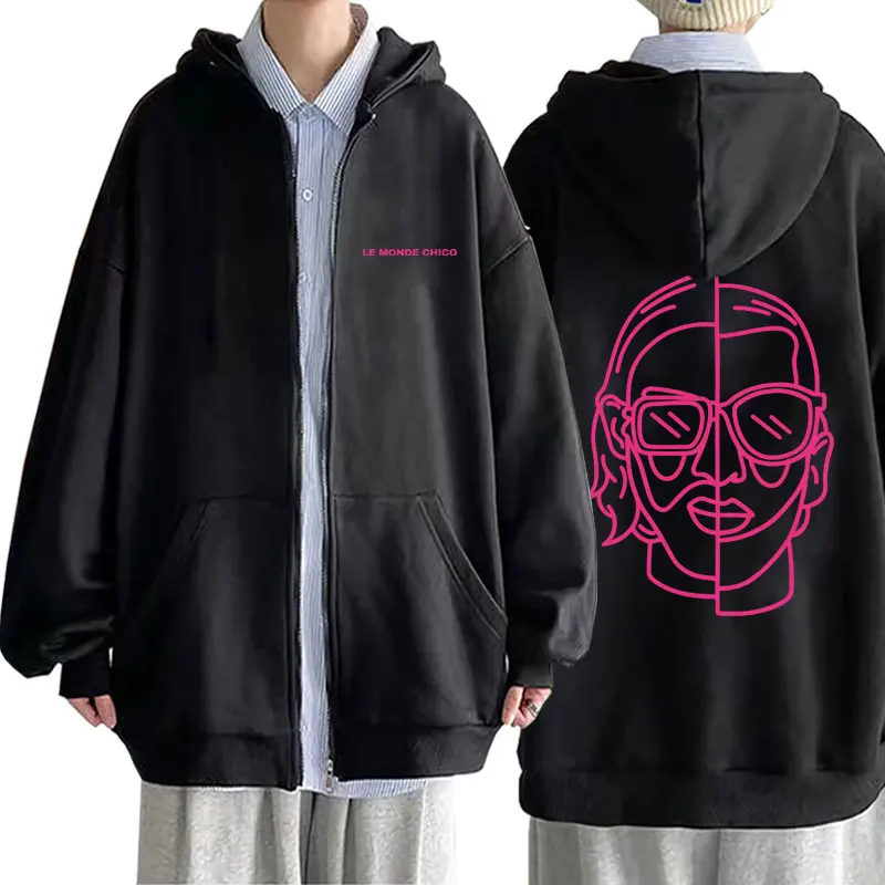 Le Monde Chico Zipper Hoodie Music Album PNL French Rapper Zip Up Jacket Men Women Fashion Hip Hop Oversized Zip Up Sweatshirt
Le Monde Chico Zipper Hoodie Music Album PNL French Rapper Zip Up Jacket Men Women Fashion Hip Hop Oversized Zip Up Sweatshirt