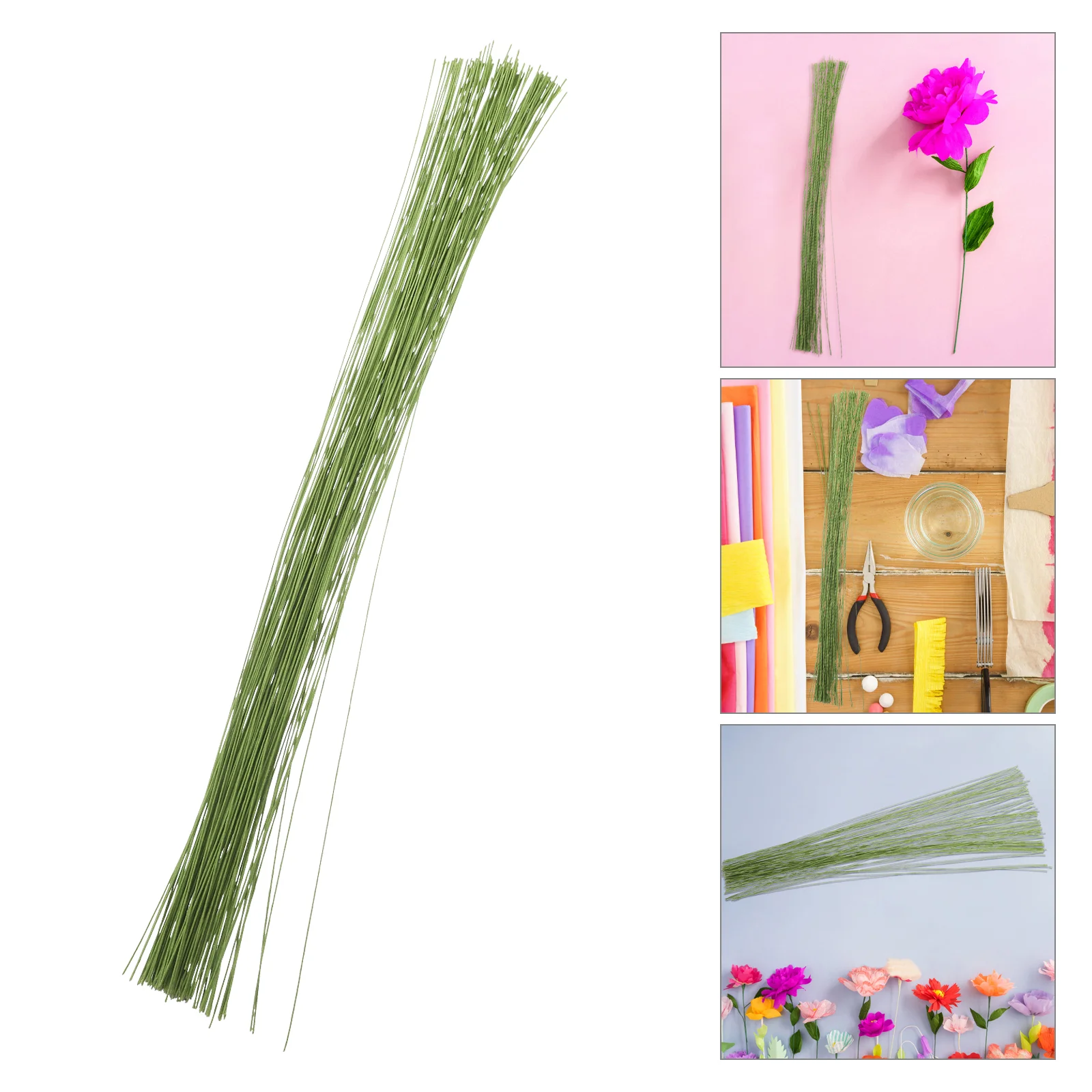 200 PCS Paper Vine Rose Branch Floral Arrangement Wire DIY Craft Flower Stem Stems Artificial Flowers
200 PCS Paper Vine Rose Branch Floral Arrangement Wire DIY Craft Flower Stem Stems Artificial Flowers