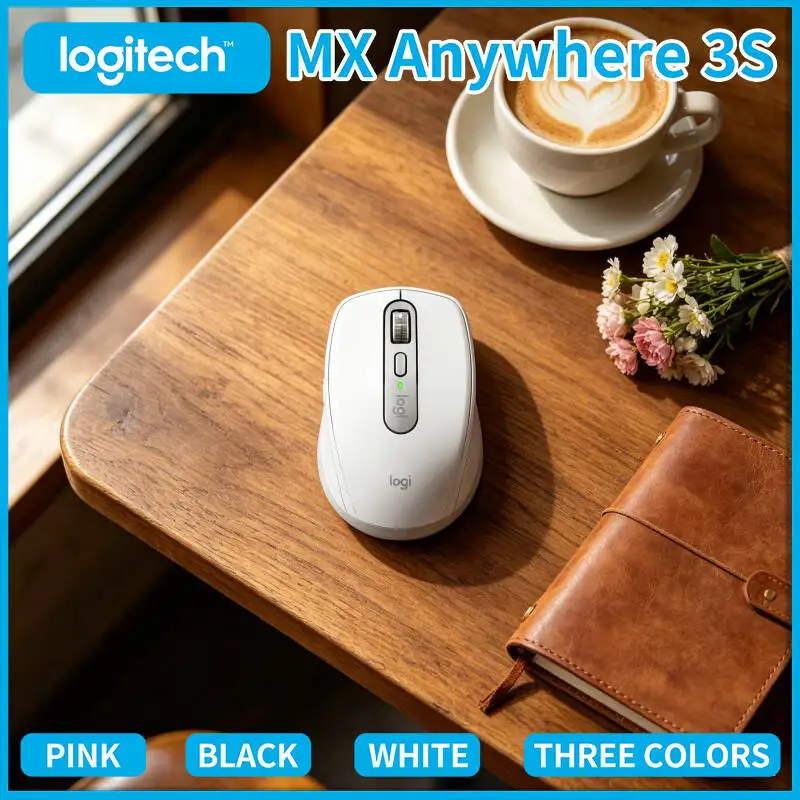 Logitech MX Anywhere 3S Wireless Mouse - 8K DPI, Hyper-Scroll, Silent Click, 3-Device Connect, USB-C Charging, Anti-Slip Grip
Logitech MX Anywhere 3S Wireless Mouse - 8K DPI, Hyper-Scroll, Silent Click, 3-Device Connect, USB-C Charging, Anti-Slip Grip