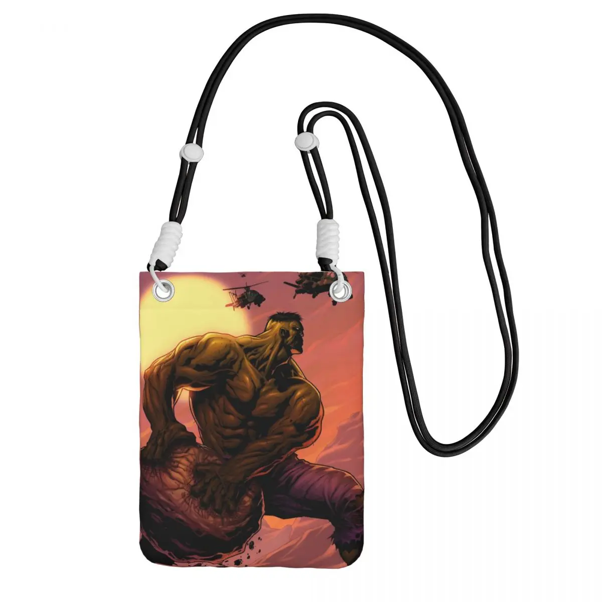 Custom Hulk Carry A Mobile Phone Bag Diagonally Women Men Cool Comics Mobile Phone Bag for Running Phone Money Pouch
Custom Hulk Carry A Mobile Phone Bag Diagonally Women Men Cool Comics Mobile Phone Bag for Running Phone Money Pouch