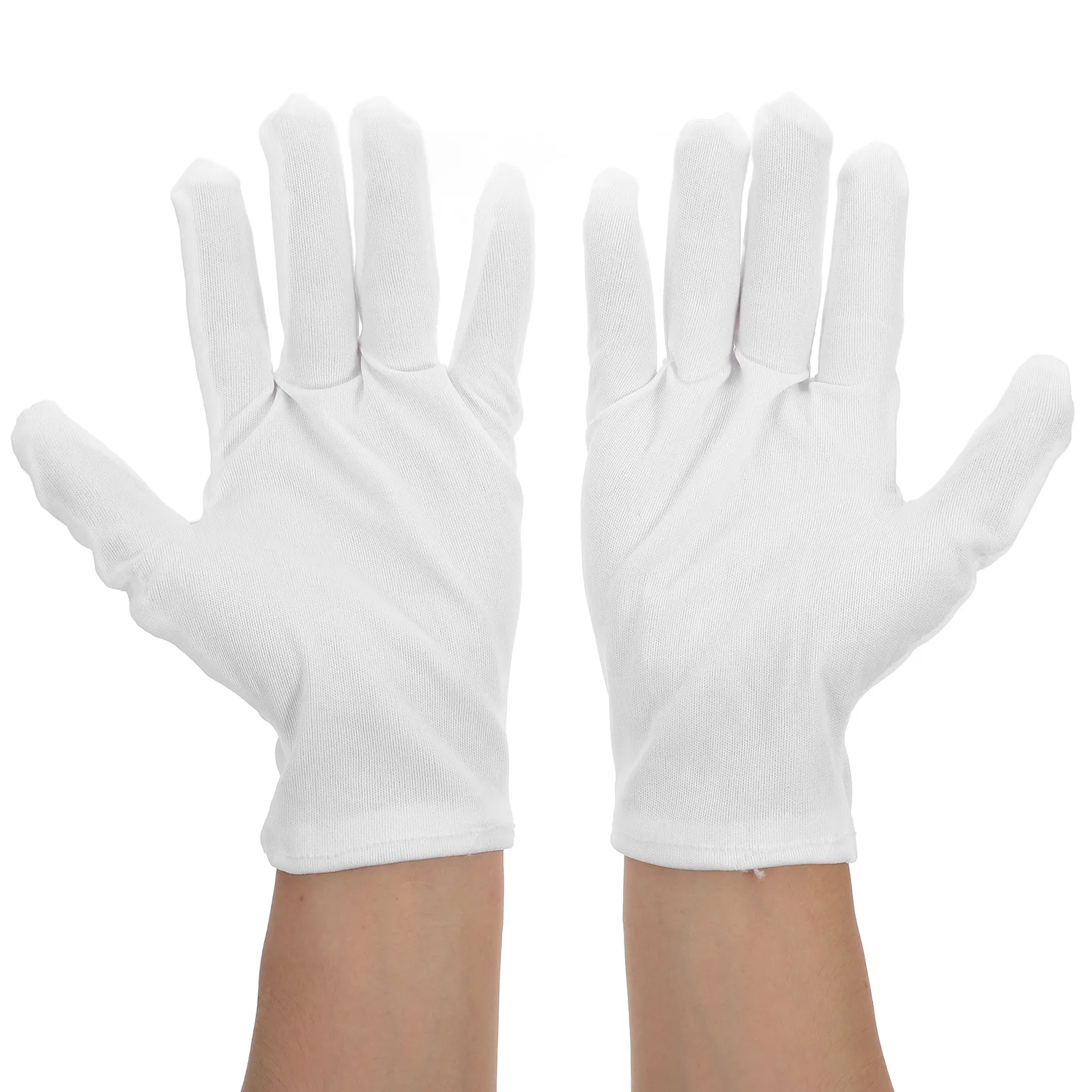 10Pairs White Polyester Dustproof Gloves for Jewelry Handling Breathable Comfortable Formal Protective Gloves for Antiques
10Pairs White Polyester Dustproof Gloves for Jewelry Handling Breathable Comfortable Formal Protective Gloves for Antiques