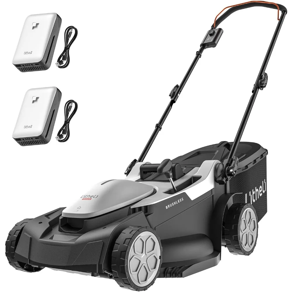 Litheli 18" 2x20V Electric Lawn Mower for Garden Yards, Lightweight Cordless Lawn Mower Brushless with 6-Position Height Adjustm
Litheli 18" 2x20V Electric Lawn Mower for Garden Yards, Lightweight Cordless Lawn Mower Brushless with 6-Position Height Adjustm