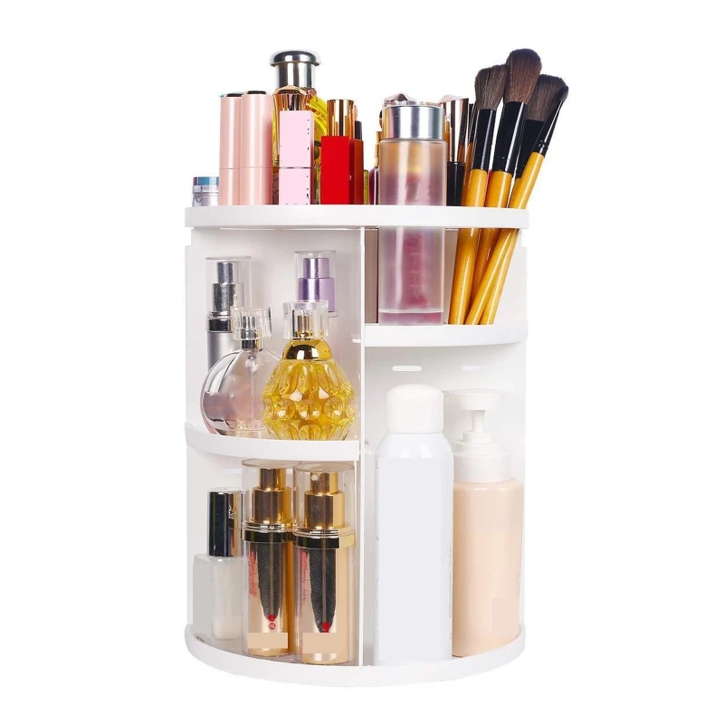 360° Rotating Makeup Organizer White Spinning Bathroom Storage Box for Home Bedroom Dormitory Lipsticks Case
360° Rotating Makeup Organizer White Spinning Bathroom Storage Box for Home Bedroom Dormitory Lipsticks Case